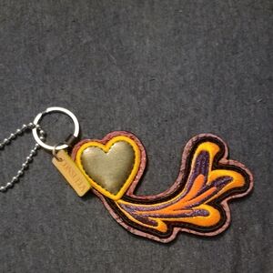 Consuela Heart and Swirl Keychain